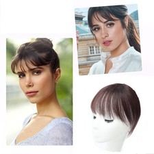 Short Straight Clip in Top Hairpiece 100 Human Hair Toppers for Women Thin Hair