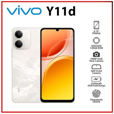 VIVO Y11D 6GB+128GB PLATINUM Dual SIM Octa Core Unlocked Android Cell Phone