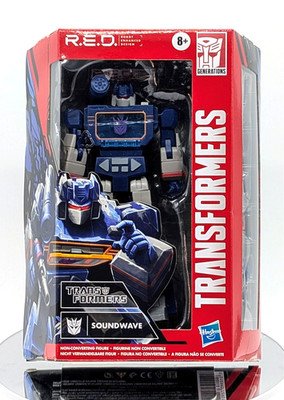 Hasbro Genderations Transformers Robot Enhanced Design (R.E.D.) SOUNDWAVE!
