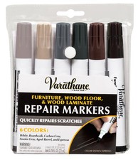 374189 Wood Stain Repair Marker Kit, Assorted Cool Tone