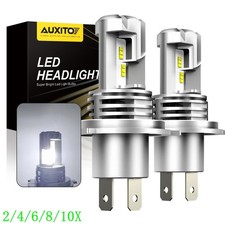 AUXITO H4 9003 Super White 30000LM Kit LED Headlight Bulbs High Low Beam Combo 2