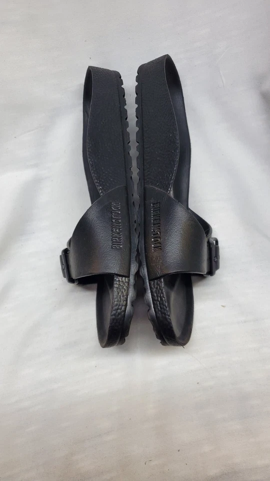 Женские черные резиновые сандалии Birkenstock Madrid размер 40 США 9 с пряжкой - Изображение 2 из 4