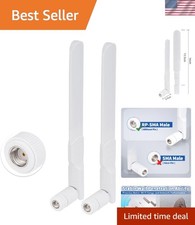 2-Pack Dual Band WiFi Antenna 8dBi MIMO RP-SMA Male for Enhanced Connectivity