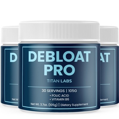 (3 Pack) Debloat Pro Powder, Weight Management Support DebloatPro 90 Servings