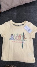 Disney Winnie the Pooh Friends Yellow 4T Short Sleeve Graphic T-Shirt