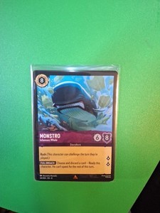  Disney - Lorcana - Reign of Jafar - Monstro - Infamous Whale - 64/204 N.M