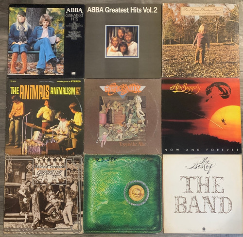 2) Classic rock & pop 60's & 70's The Band, Byrds, Elton John, Fleetwood Mac