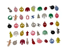 Vintage 1970's Gumball Machine Charm/Prize Lot of 45 PEACE SYMBOL/RING/ETC. #7