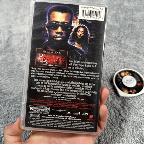 Blade (PSP Movie, UMD, 2005) with Original Case, Tested Working Vintage Sony - Picture 5 of 7