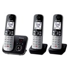 Panasonic KX-TG6863 DECT-telefoon Nummerherkenning Zwart, Zilver