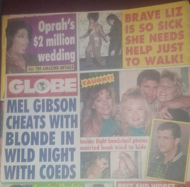 Globe June 1992 Issue 6 Illustrated Celebrity Movies & TV Magazine