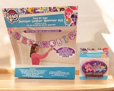My Little Pony Birthday Party Decorations Customizable Banner Bday Candle NEW