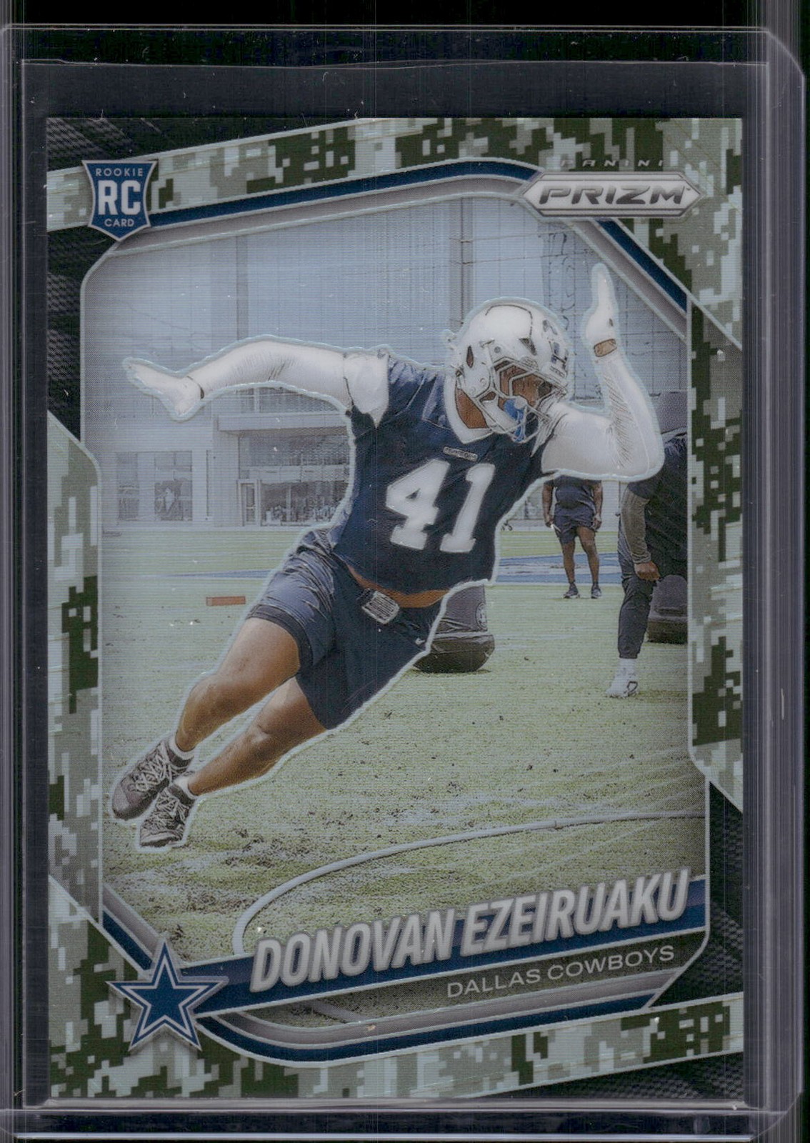 2025 Panini Prizm #314 Donovan Ezeiruaku Forest Camo /15