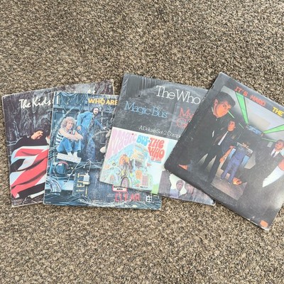 Kids Are Alright, Who Are You, Magic Bus/My Generation & It's Hard by The Who LP