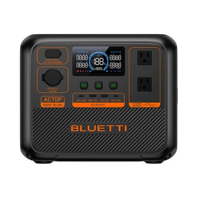 New Bluetti AC70P Portable Power Station 1000W 864Wh for PR/AK/HI