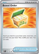Boxed Order 143/162 Temporal Forces Pokemon Uncommon NM