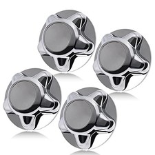 4 Pcs Chrome Wheel Hub Cap Center Cover Compatible with 1997-2003 F150 4 PCS
