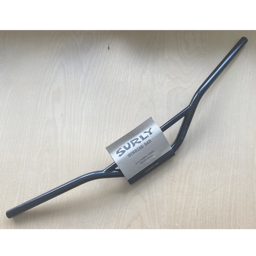 Surly Sunrise Bike Handlebars 820mm Black - 22.2mm with 31.8mm Shims - Picture 8 of 8