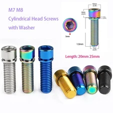 M7 M8 Cylindrical Head Screws with Washer Hexagon Socket Screws 20mm 25mm
