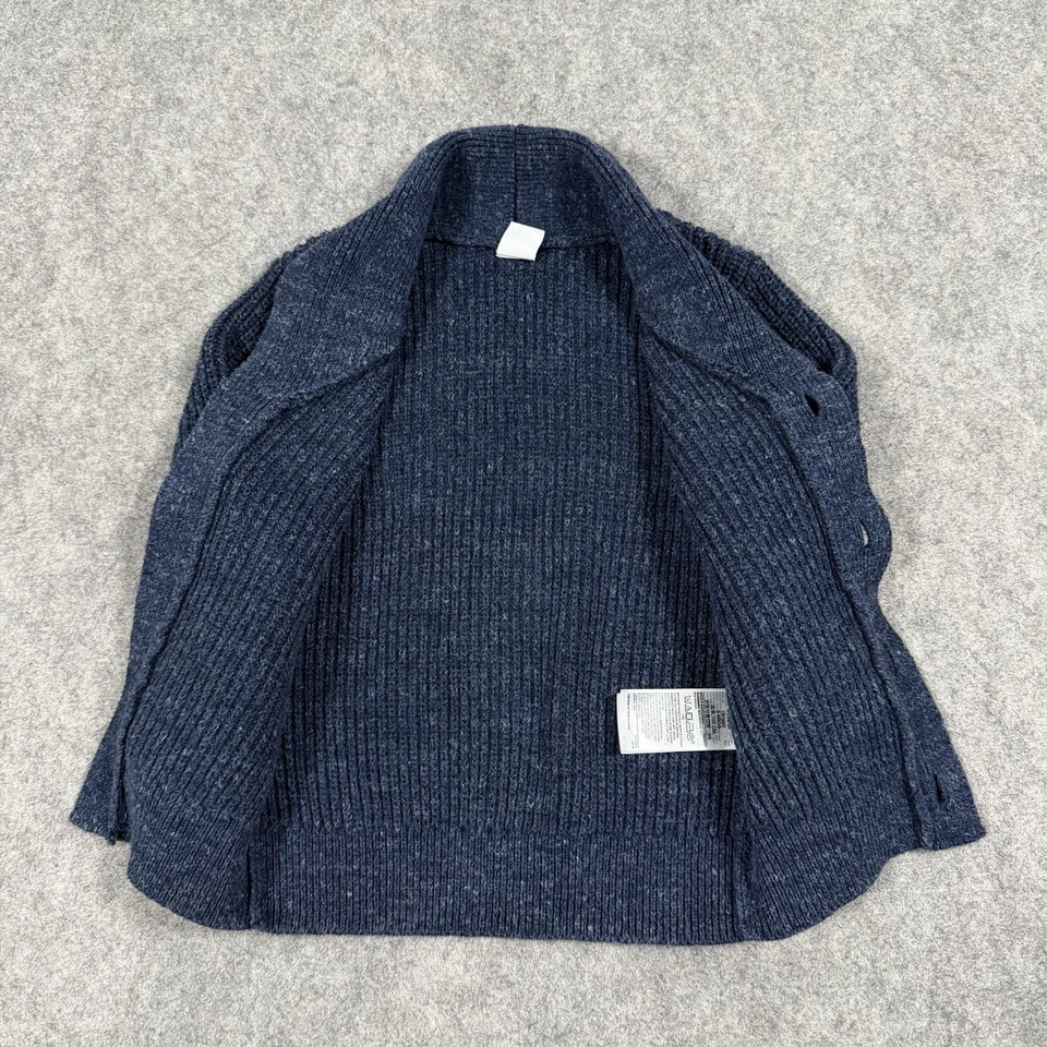 Baby GAP Knit Shawl Collar Cardigan Sweater Boy/Toddler's Size 3Y 3-years Blue - Image 3 of 4