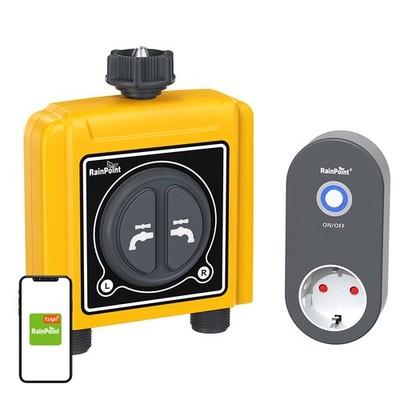 RAINPOINT Elektronische Gartenbewässerungssteuerung 2-Zonen