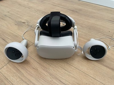 Meta Oculus Quest 2 128GB VR-Brille + KIWI Headstrap + Logitech G333 VR + OVP