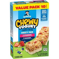 Yogurt Covered Strawberry and Blueberry Chewy Snacks Variety Pack 10 Count 12.3