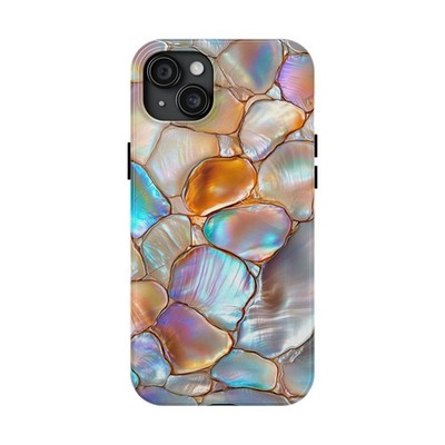 Iridescent Pearled Shells iPhone Cases, perfect gift for Moms, sisters, friends.