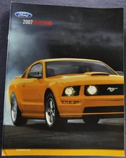 2007 Ford Mustang Brochure Shelby GT 500 Convertible Coupe Nice Original 07