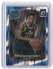Donovan Mitchell Rookie 2017-18 Donruss Optic Rated Rookie Shock