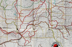 1947 Northern Pacific Railway Map Washington Railroad Pacific NorthWest NP SP&S — photo 8