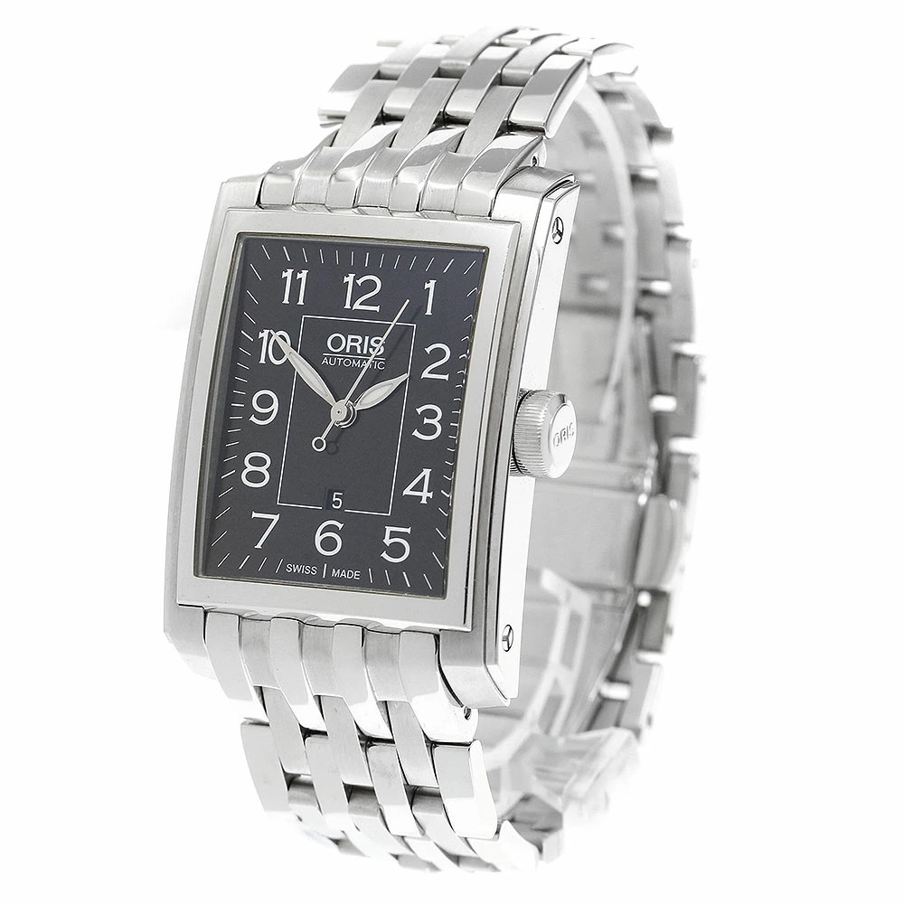 Oris Men's Rectangular Date Automatic Watch B Gra… - image 2