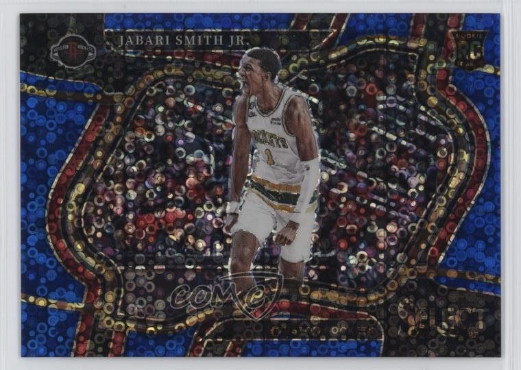 2022-23 Panini Select Courtside Blue Disco Prizm 15/25 Jabari Smith Jr #291 1s2h