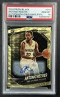ANTONIO REEVES PSA 10 2024 PANINI PRIZM BLACK #214 AUTO GOLD VINYL FOTL RC 1/5