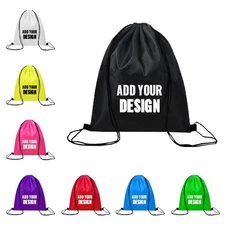 Muka Custom Imprinted Drawstring Bag for Goodie Bag Sports bag Candy bag