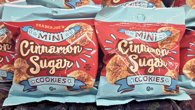 Trader Joe's Mini Cinnamon Sugar Cookies 2oz 57g (2 Bags)