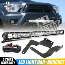 Fit Toyota Tacoma 05-15 32 180w Led Light Bar Hidden Bumper Bracketwiring Kits