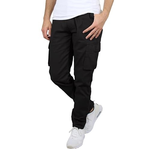 MCGP-3800KK BLU ROCK MEN'S FLEX-STRETCH COTTON CARGO PANTS KHAKI SIZE 44 - Picture 5 of 5