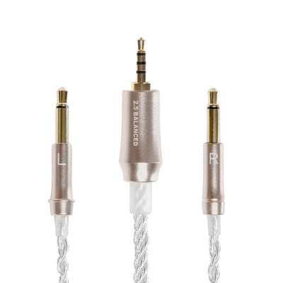 Meze Audio 99 Series Silver Plated Upgrade Balanced 2.5Mm Jack Headphones Hifi