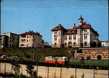 Building Tecuci Romania vintage postcard w349