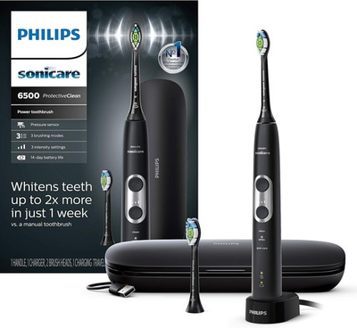 #ad #ad Philips Sonicare 6500 Protective Clean Electric Toothbrush Black *New $119.50