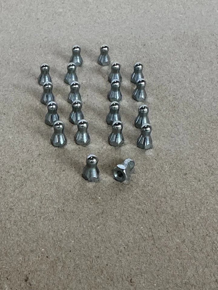 Tornillos de bola hembra P101-421-3B 6-32 - Acabado de zinc Lote de 20 Foto 2 de 3