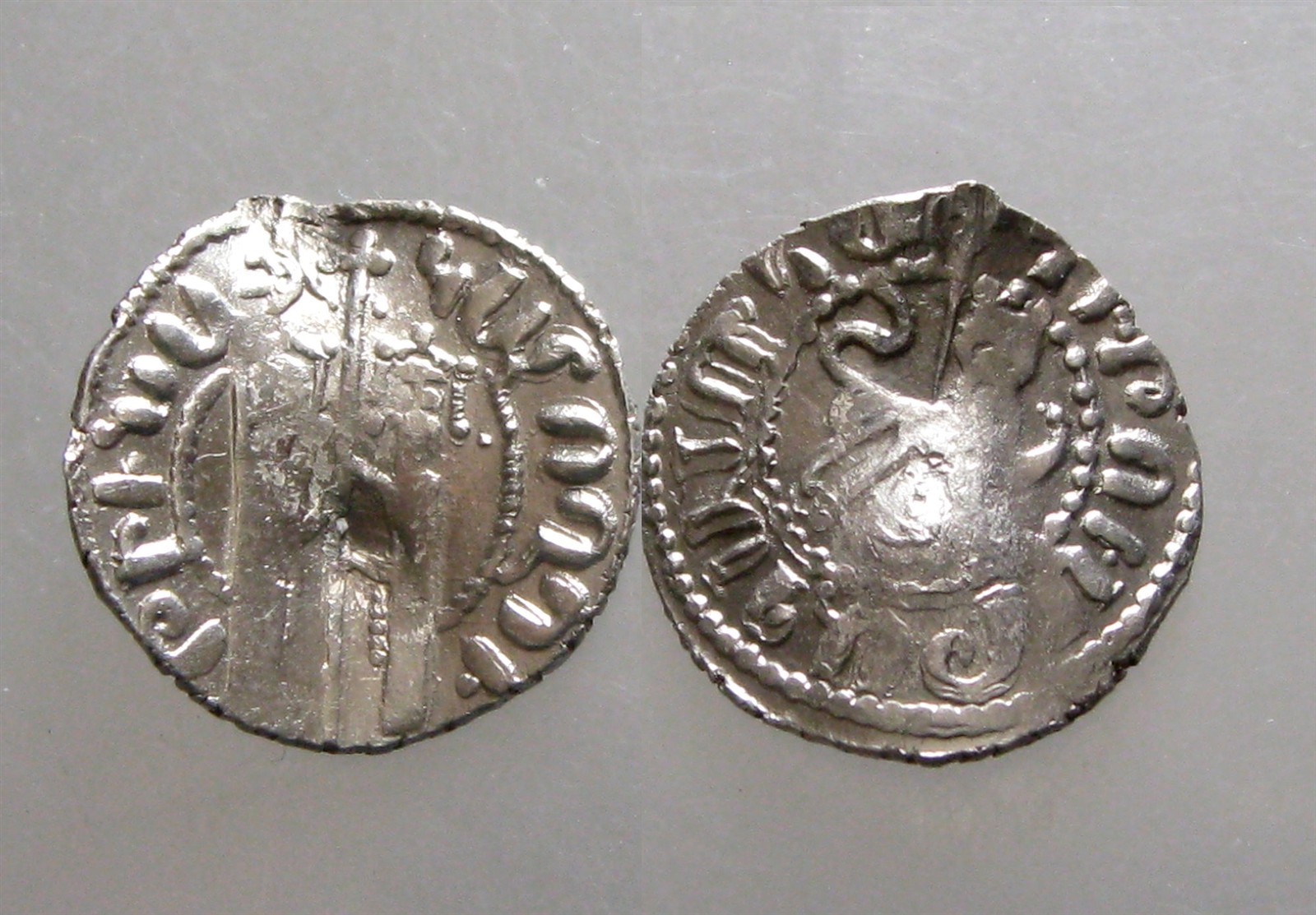 HETOUM & ZABEL SILVER TRAM____Medieval Armenia____CROWNED LION____Crusader Coin