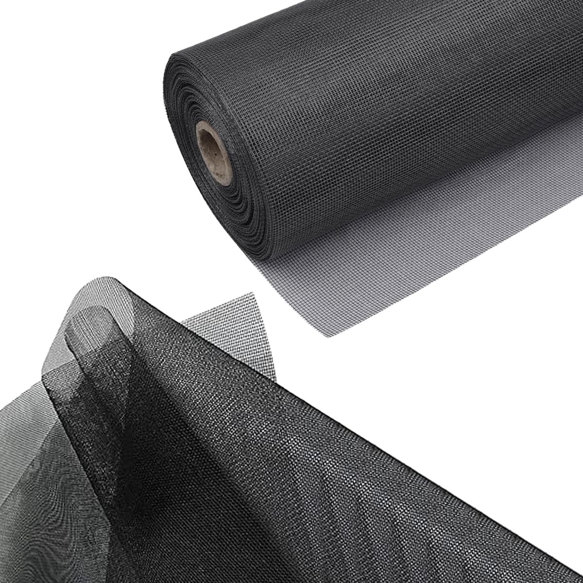 36in x 50ft Durable Fiberglass Window Screen Mesh for Porch & Door Repair