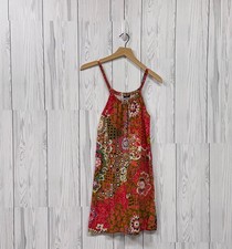 J Crew mini dress womens size extra small sleeveless patterned stretch