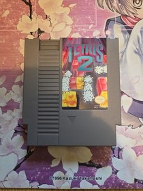 Tetris 2 Nintendo Entertainment System NES Game Cartridge Tested Working