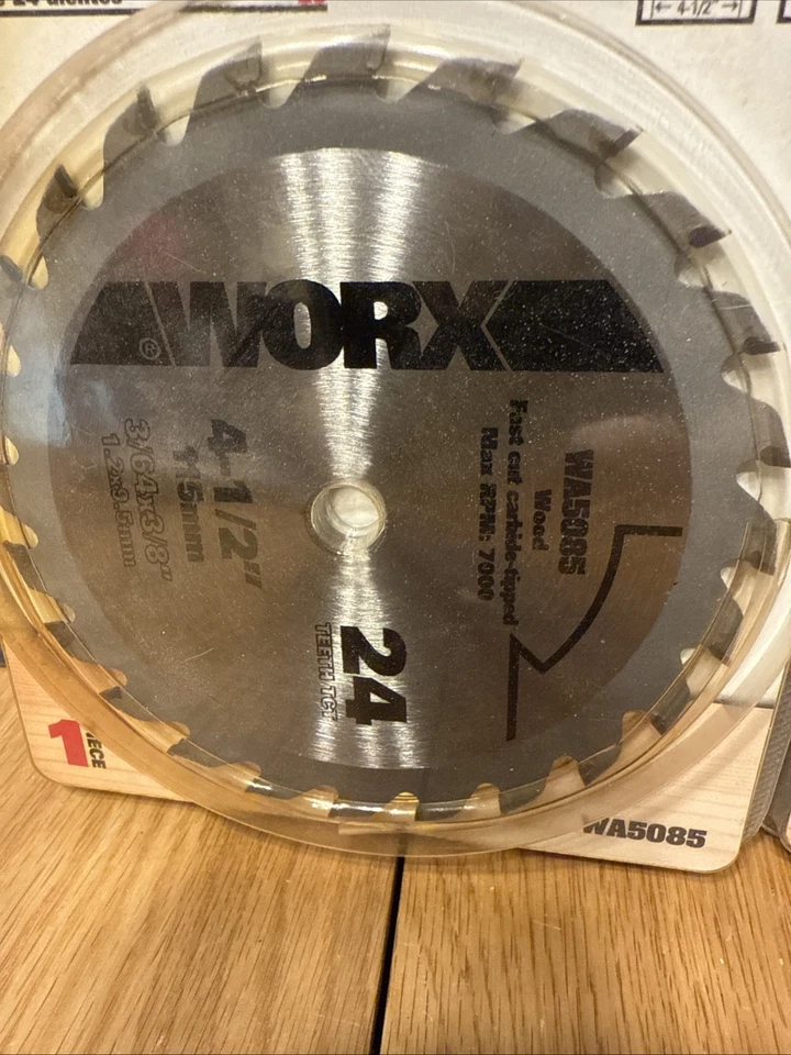 2 - WORX  *WA5085*  4-1/2" WORXSAW Circular Saw Replacement Blade - - Image 4 of 4