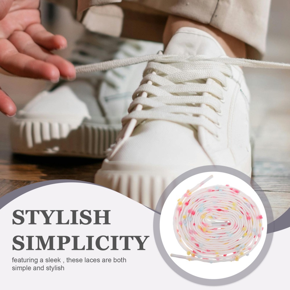 APL Lacci per scarpe arcobaleno scarpe decorative stringhe colorate