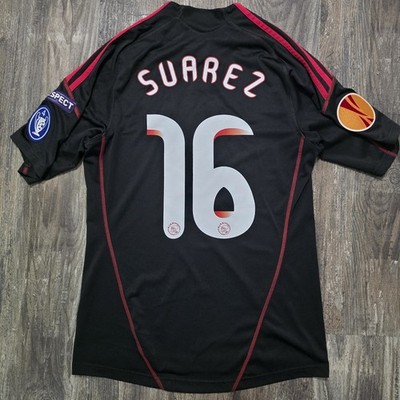 2010 Adidas Ajax Amsterdam Away Soccer Jersey Luis Suarez Men S Uruguay Netherla