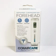 NEW Conaircare Infrared Forehead Thermometer One Button Fever Alert ITH90